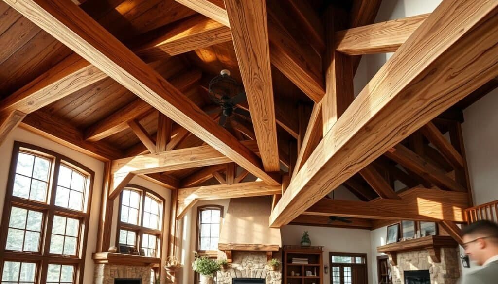 wooden beams wooden beams