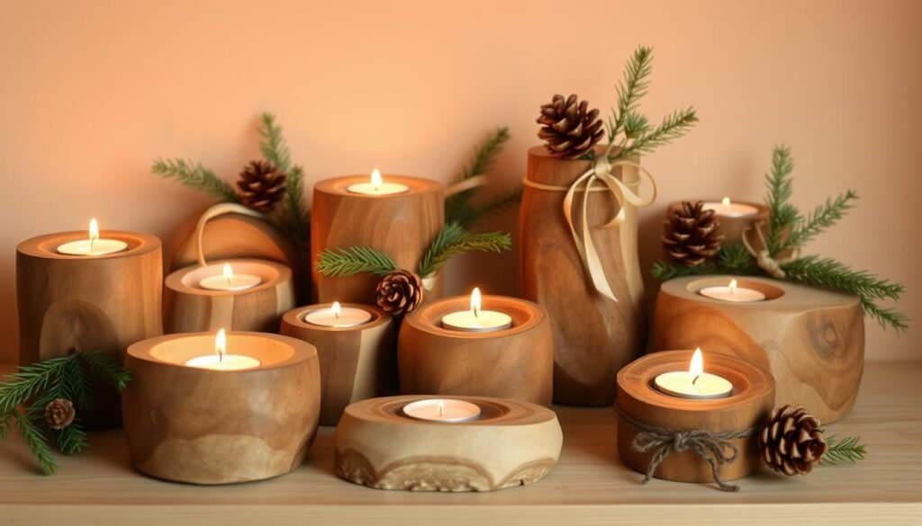 wooden candle holders wooden candle holders
