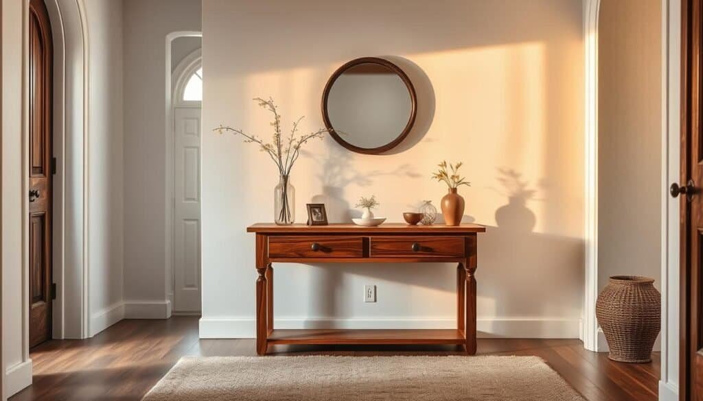 wooden console table entryway wooden console table entryway