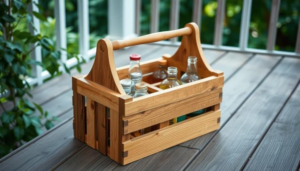 wooden drink caddy wooden drink caddy