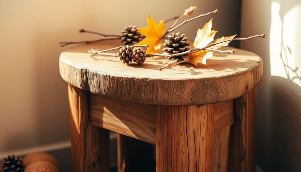 wooden furniture accents