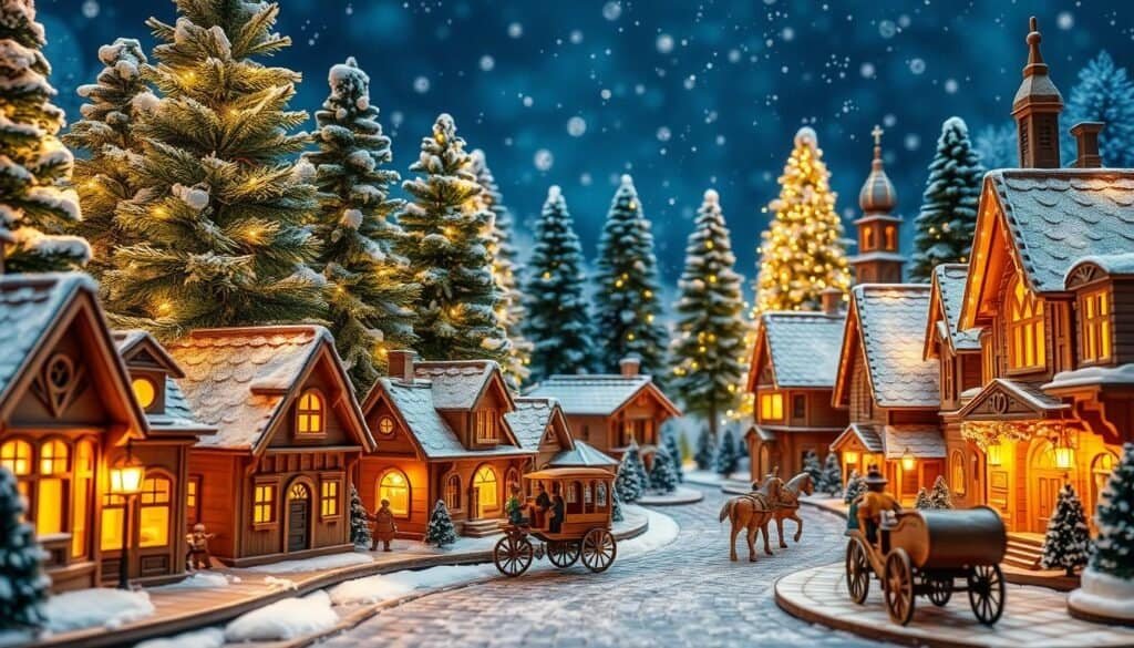 wooden holiday village