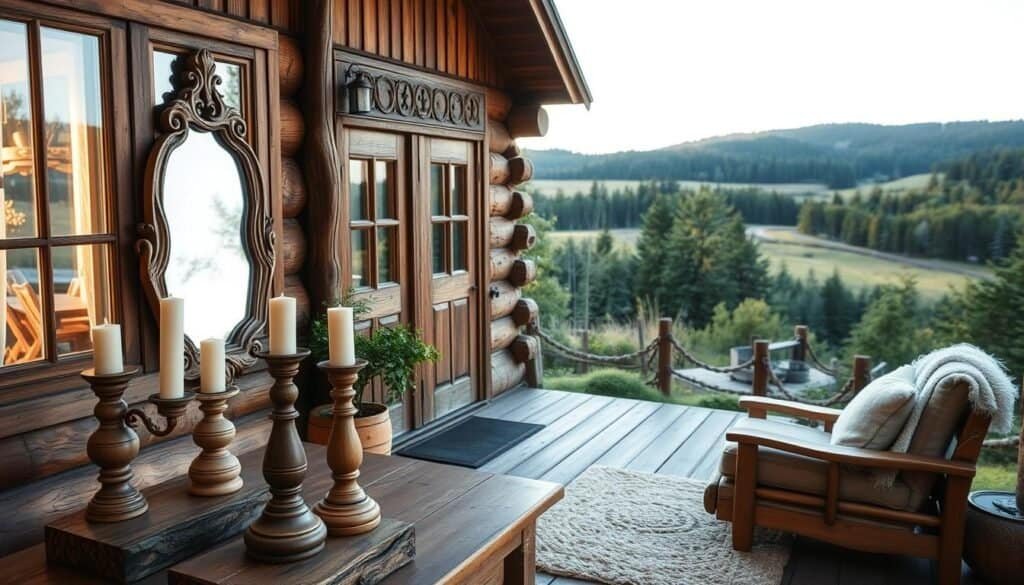 wooden house decor