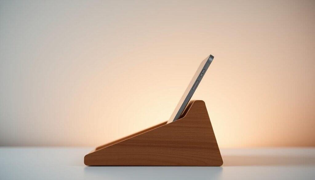 wooden tablet stand wooden tablet stand