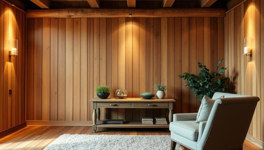 wooden wall interior