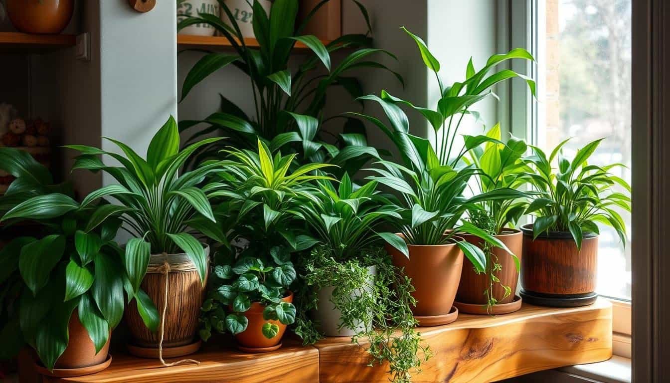 Feeling Disconnected Indoors? Try Pairing Your Plants With a Warm Wood Accent