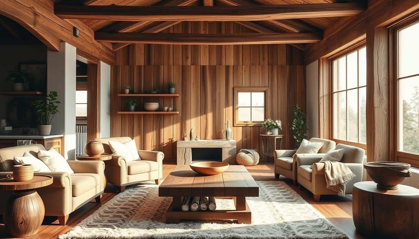 Feeling Off Today? Mixing Natural Wood Materials Can Help Create Peaceful Spaces