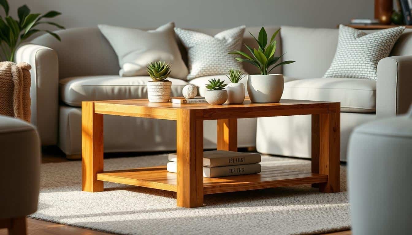 Feeling Stuck? A Wood Accent Table for Your Living Room Might Spark something