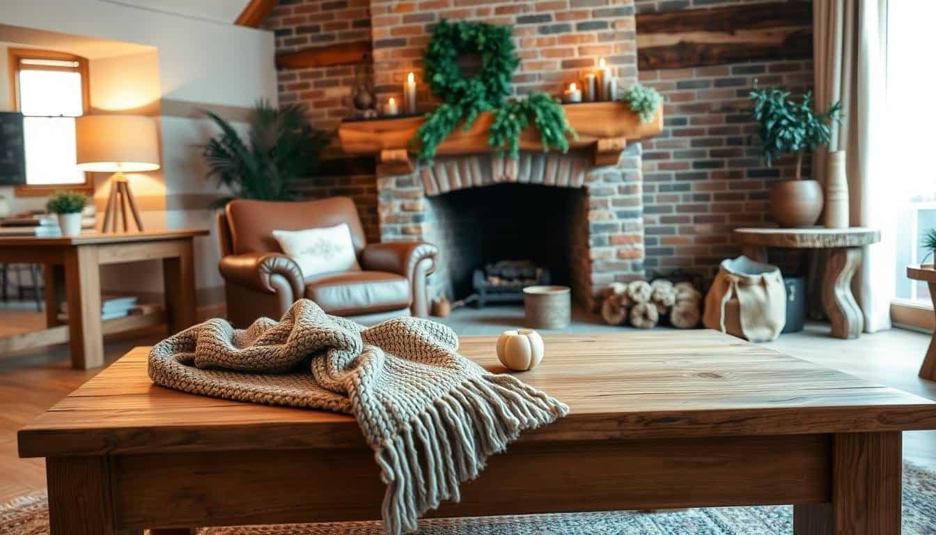 Feeling a little down tonight? Warm up your space with some cozy wood décor