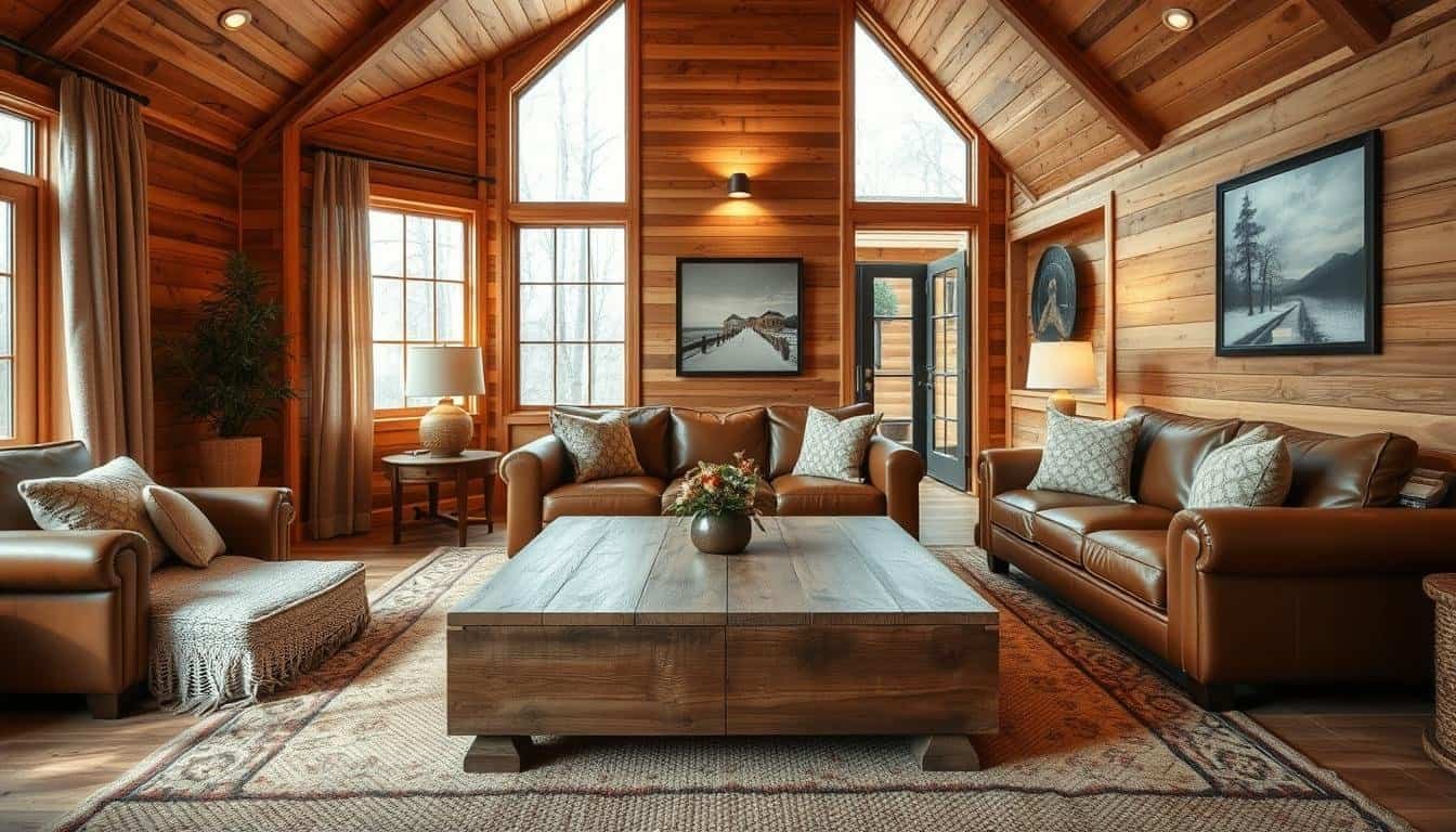 Living Space Feeling Heavy Today? Try Softening It With Natural Wood