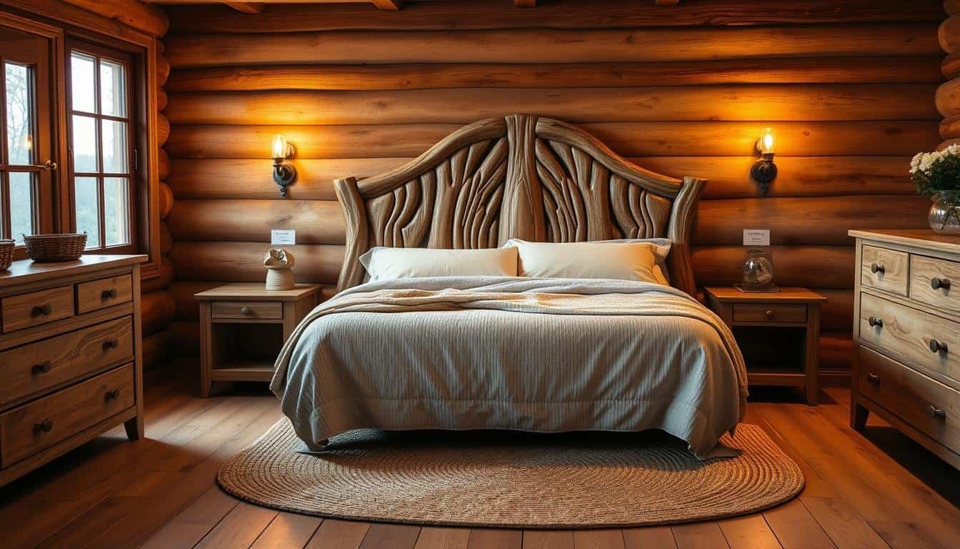 Rough day? Come unwind — adding soft bedroom wood décor can settle the mind.