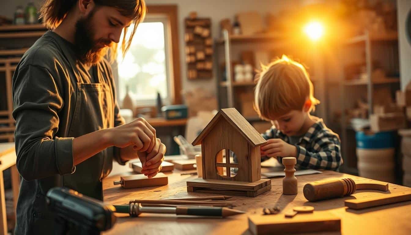 Want to Show The Kids Something Cool? Build a Small Wooden Decor Piece Together