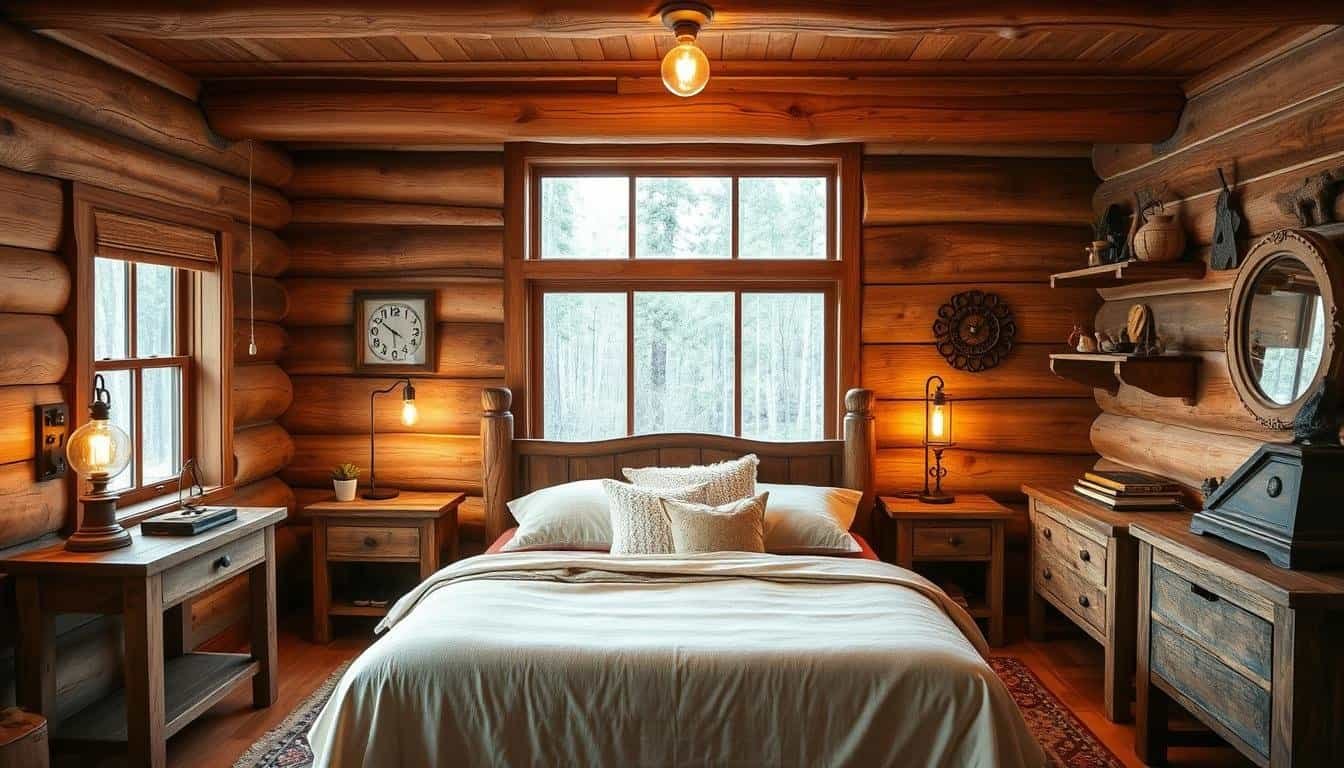 Want your room to feel more “you”? Let’s try a bit of rustic bedroom wood décor