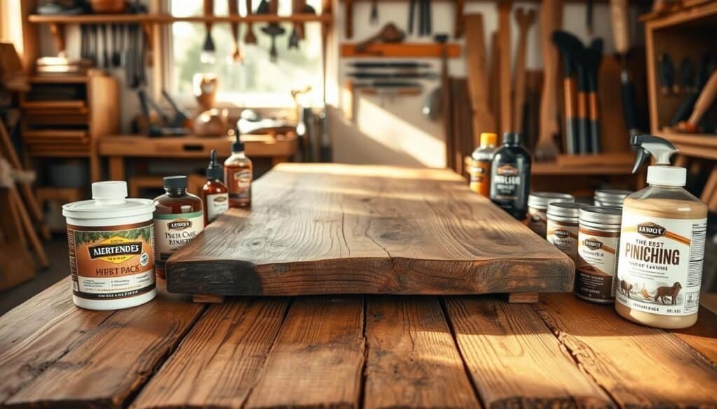 choosing the perfect wood finish for a warm rustic look