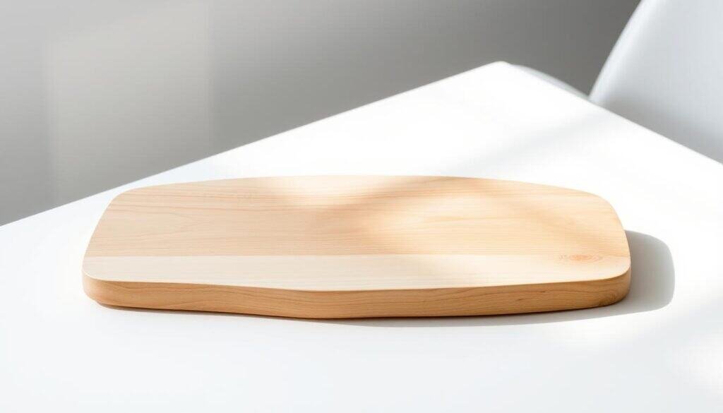 modern wooden serving platter