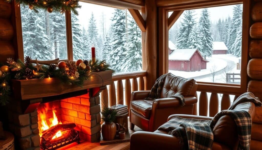 rustic holiday warmth