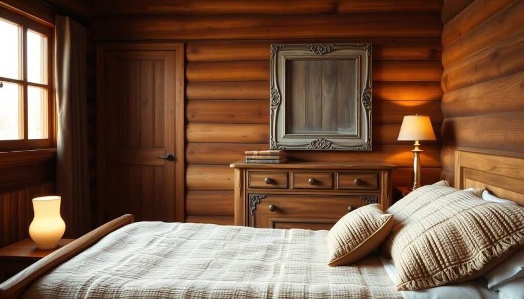 wooden bedroom decor