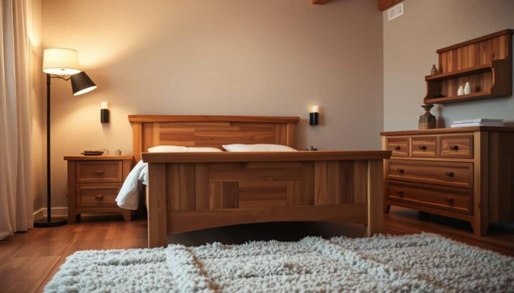 wooden bedroom furniture
