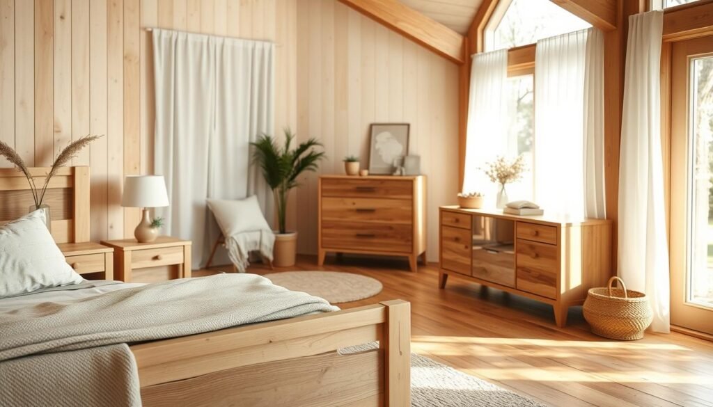: Bedroom Feeling Drained? Add Wood