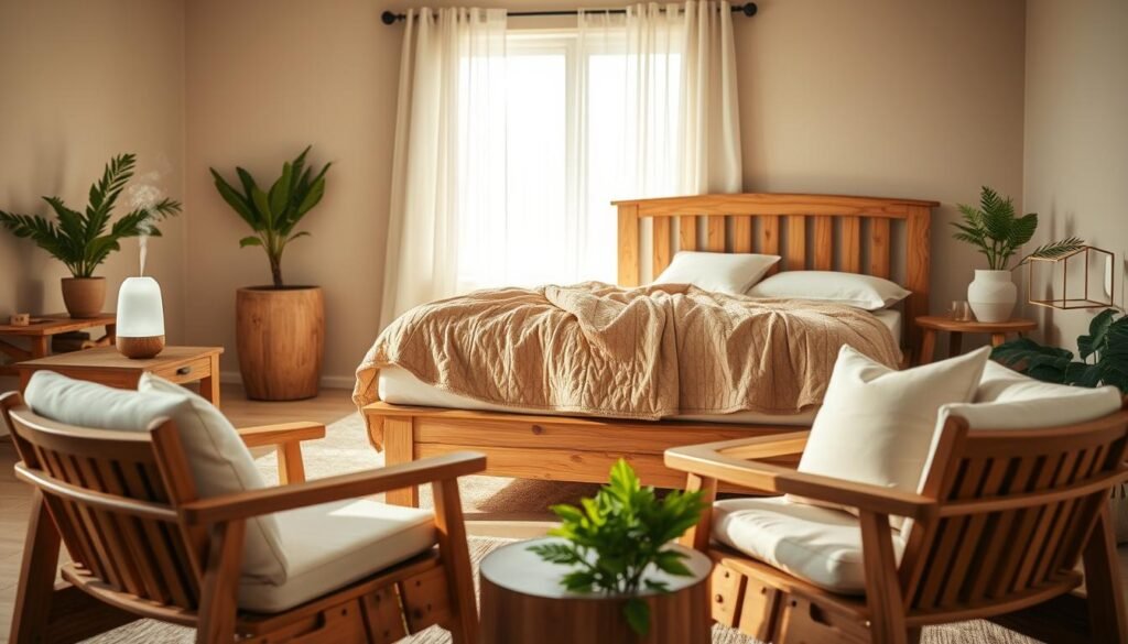 Calm Your Bedroom With Wood