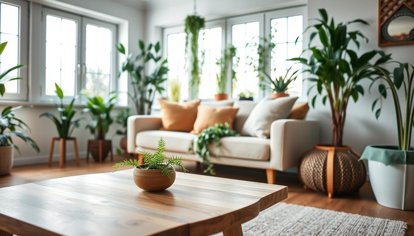 Create Calm With Plants and Wood
