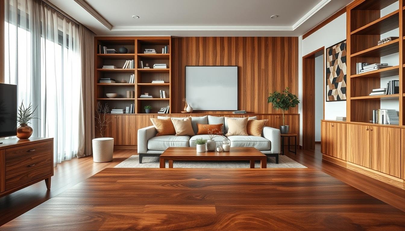 Living Room Feel Flat? Add Wood
