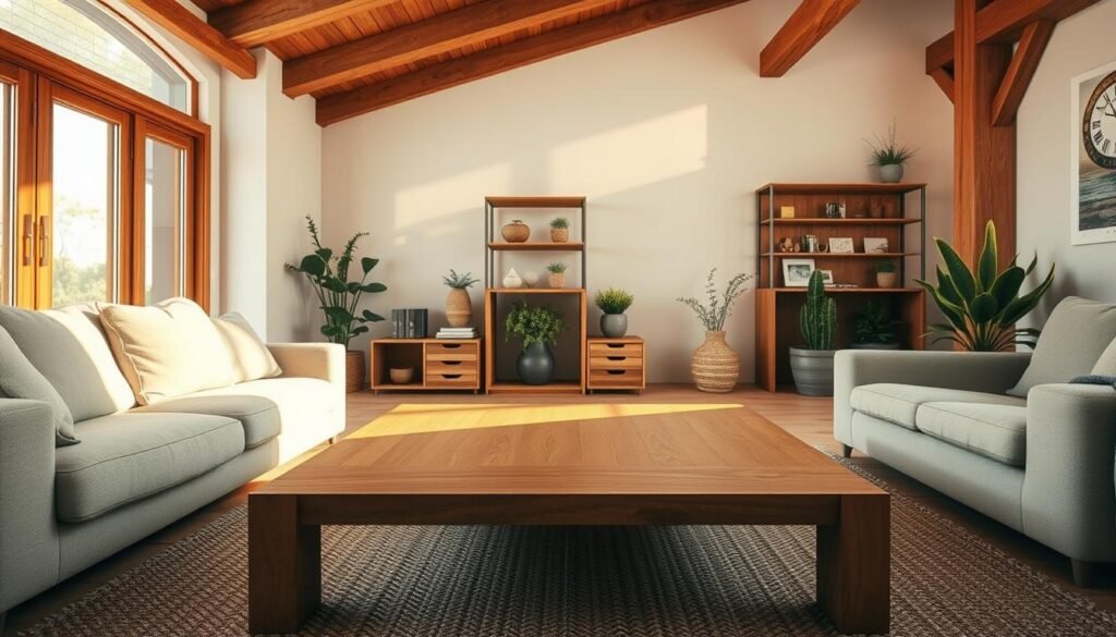 Living Room Feel Off? Add Wood