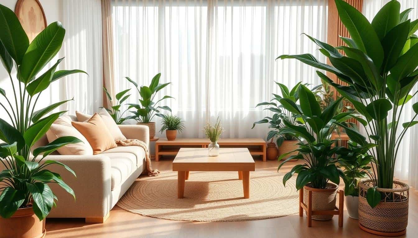 Need a Calming Moment Today? Combine Greenery With a Soft Wooden Touch