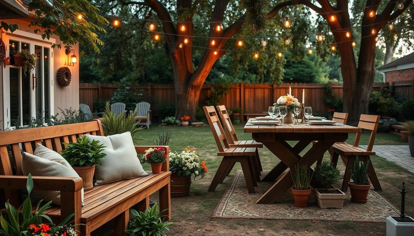 Want Your Yard to Feel More Inviting? Try Making a Few Warm Wood Pieces for It