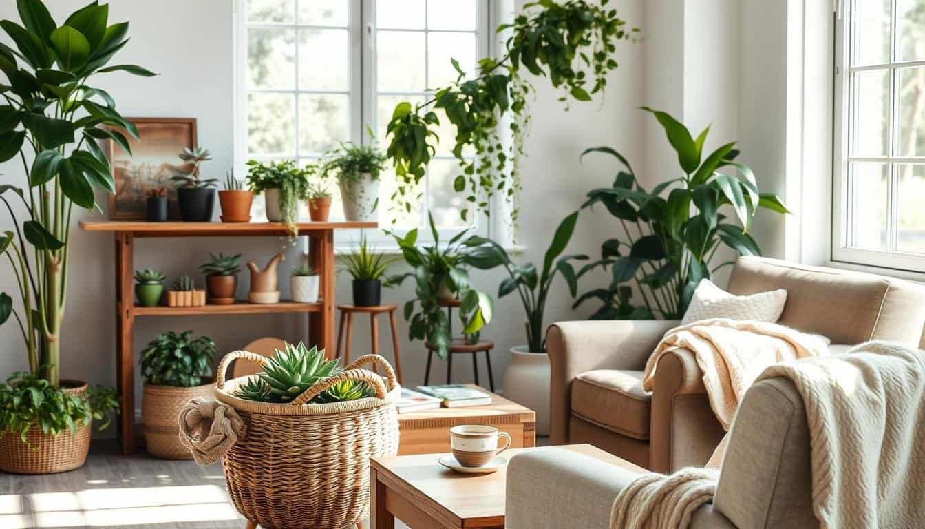 Plants Soften a Space