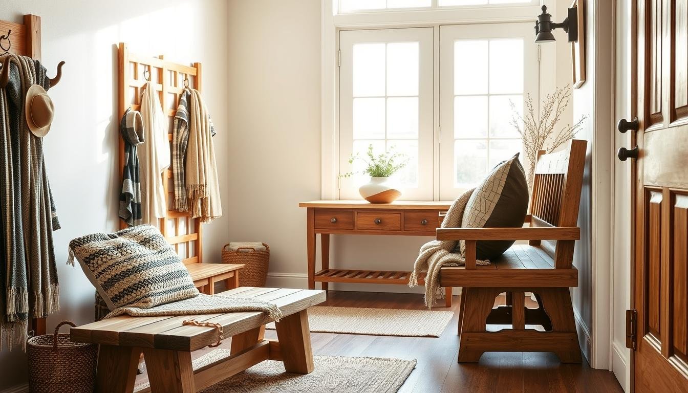 Simple Wood Touches for Entryways