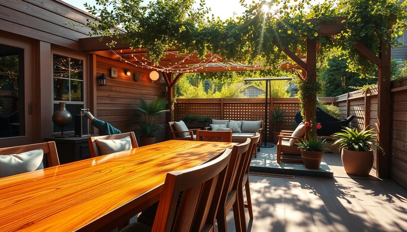 Warm Wood Ideas for Patios
