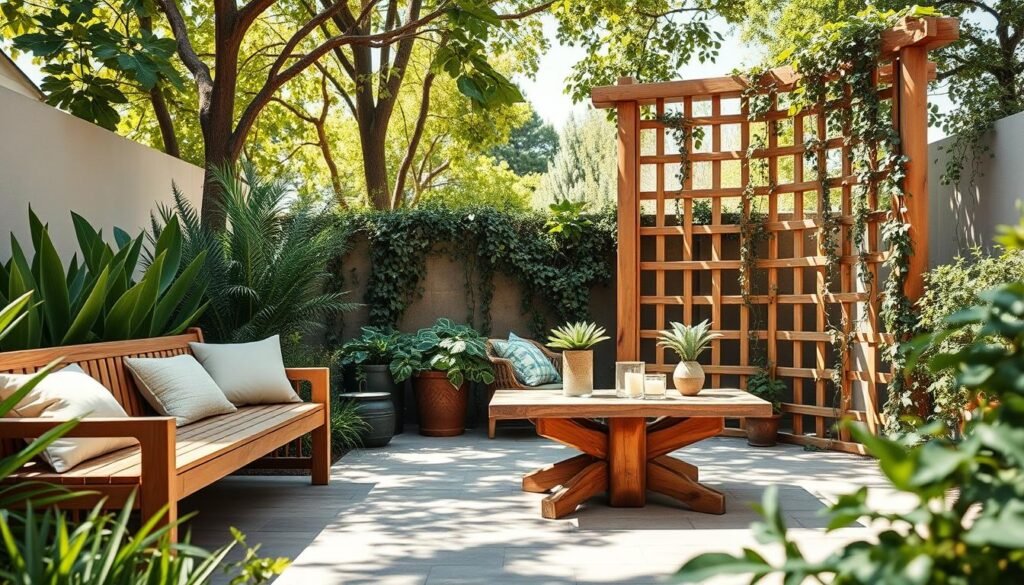 Wood Ideas for Quiet Outdoor Corners