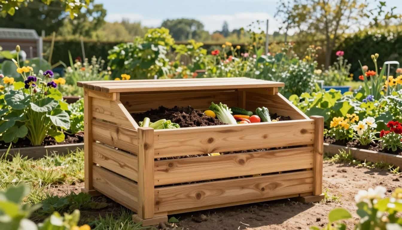 A Backyard Compost Bin Can Be Both Practical and Attractive