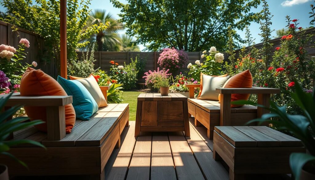 A Small Seating Platform Can Turn an Empty Garden Corner Into a Retreat