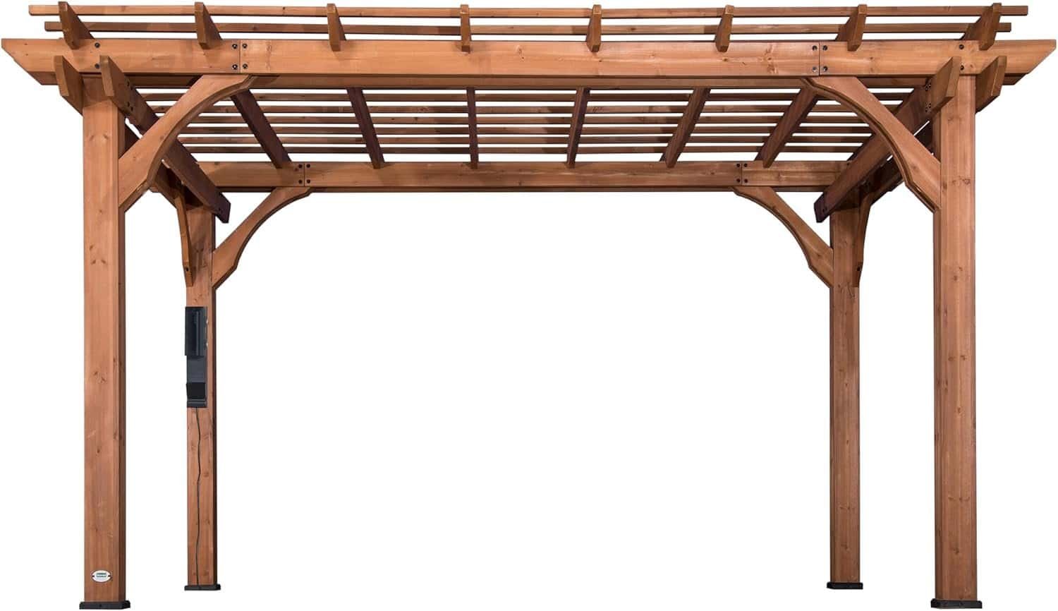 Outdoor pergola structure