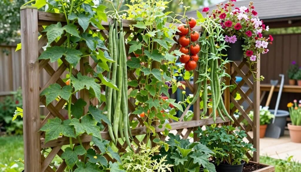 Climbing Plants Need Support — A Simple Trellis Frame Can Help
