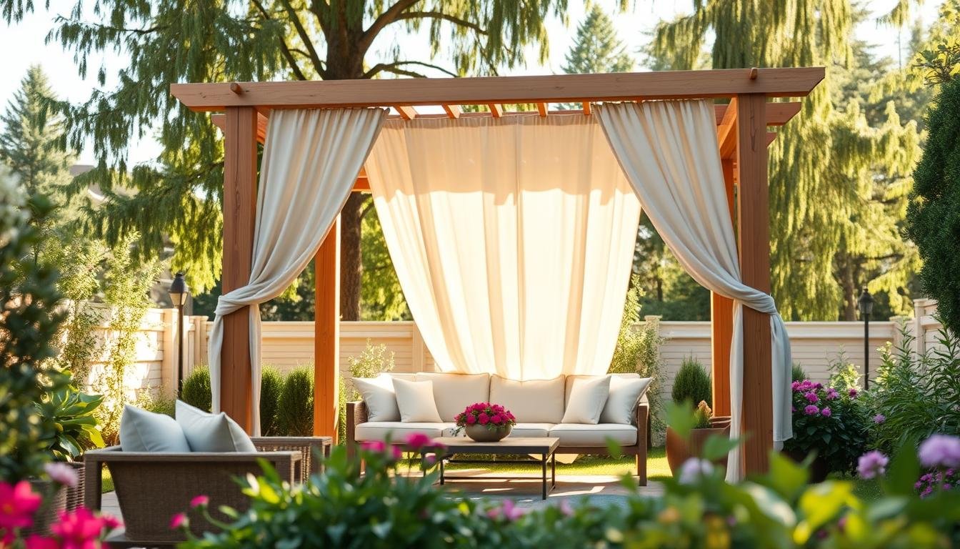 Need Backyard Shade? A Simple Wood Shade Frame Might Work
