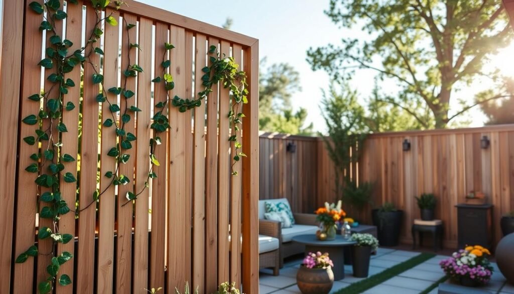 Need a Little Privacy in the Garden? A Wood Screen Can Help