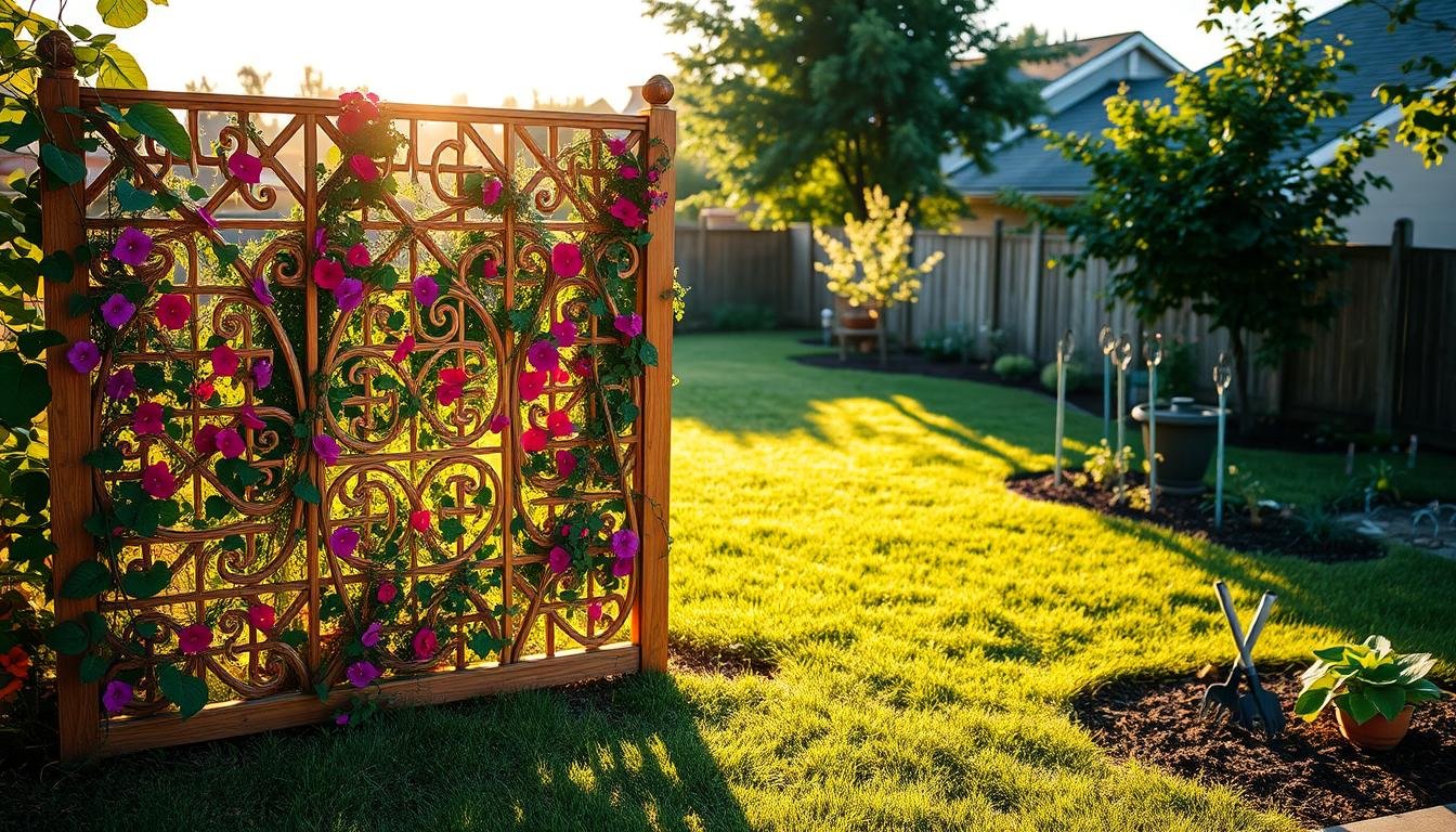 Plain Garden Fences Can Look Better With Simple Accent Panels