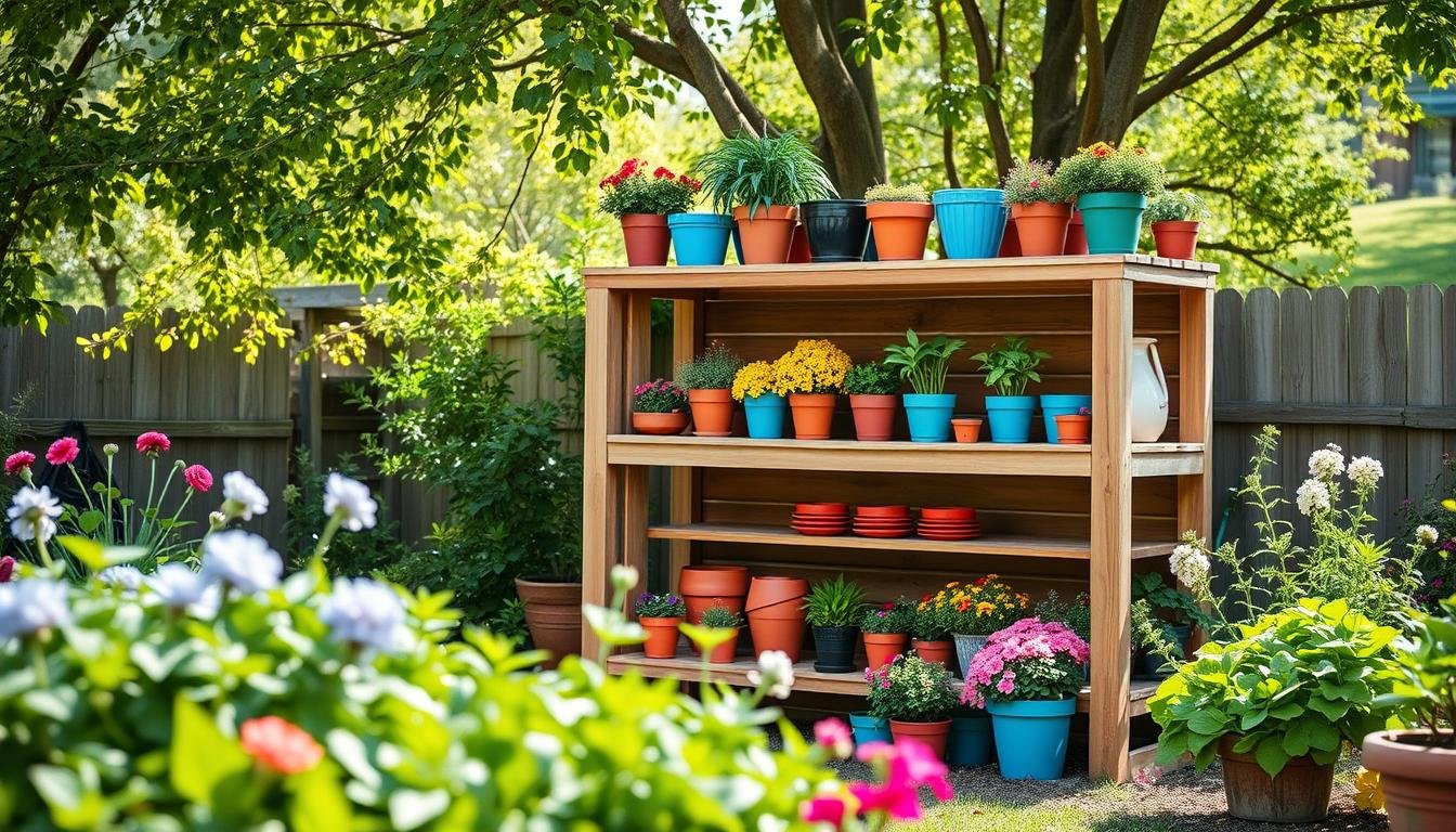 Stacking Pots in a Corner? A Storage Shelf Works Much Better