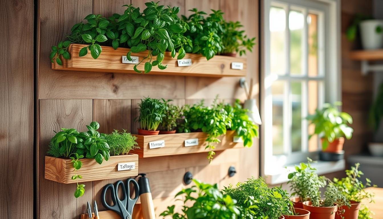 Thinking About Growing Herbs Outside? A Vertical Herb Wall Might Be the Answer