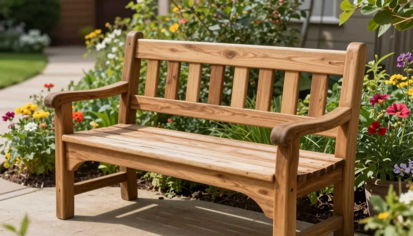 Want a Quiet Place to Sit in Your Garden? Build a Simple Garden Bench