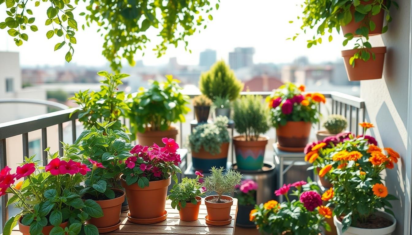 Container gardening, a must for small spaces and balconies.