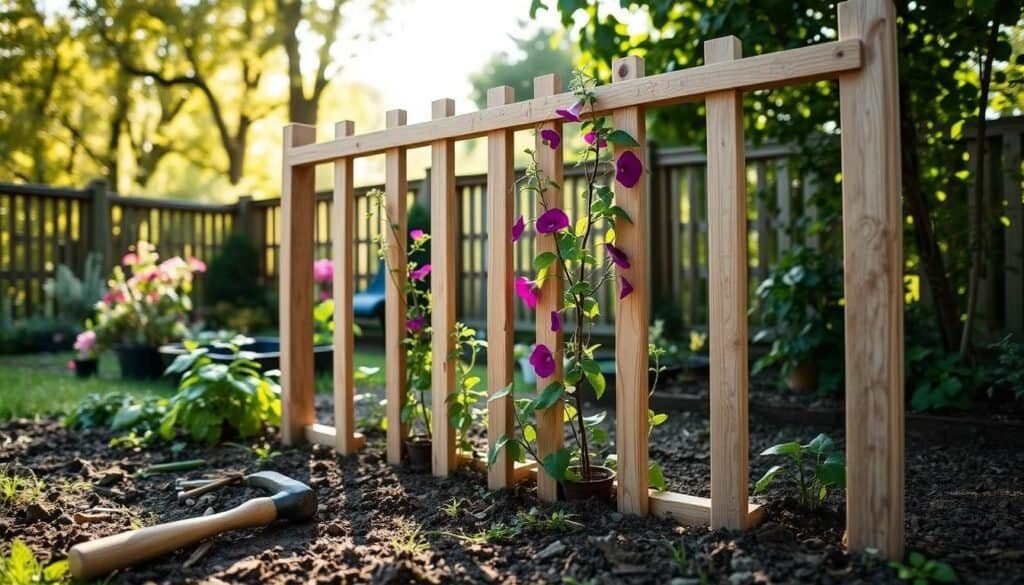 How to Build a Simple Trellis for Climbing Plants